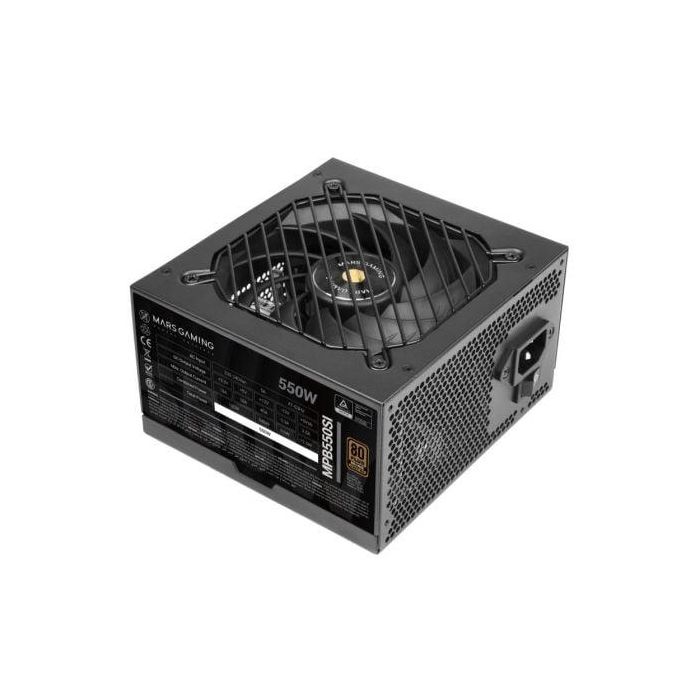 Fuente de Alimentación Mars Gaming MPB550SI/ 550W/ Ventilador 12cm/ 80 Plus Bronze