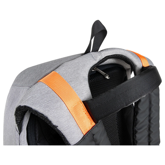 Q-connect Mochila para portátil de 18" negra / gris, poliéster impermeable, 460x170x310 mm 8
