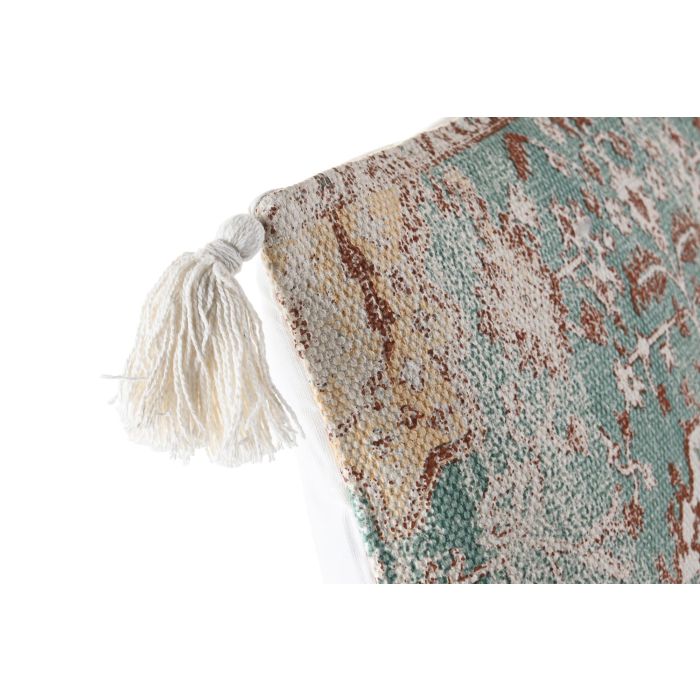 DKD Home Decor Cojín Árabe Azul y Beige 45 x 10 x 45 cm Algodón 1