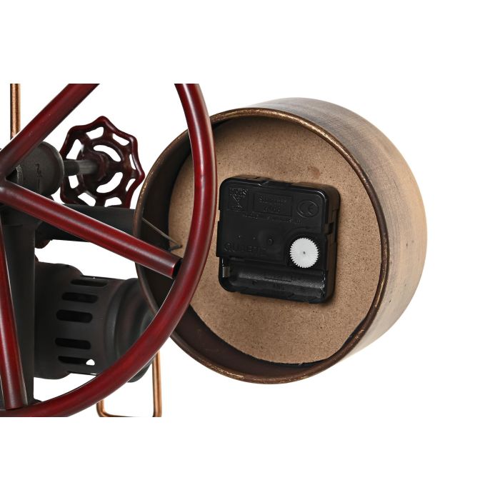 DKD Home Decor Reloj Sobremesa Vintage Dorado Plateado 20 x 26 x 40 cm (2 Unidades) 3