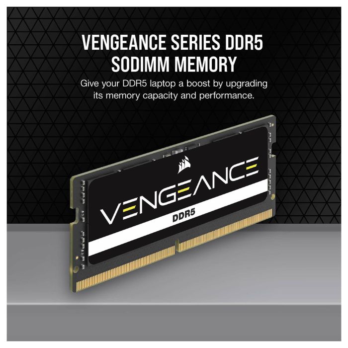 Corsair Vengeance CMSX16GX5M1A5600C48 Memoria RAM DDR5 16GB (1x16GB) 5600MHz CL48 para Portátil