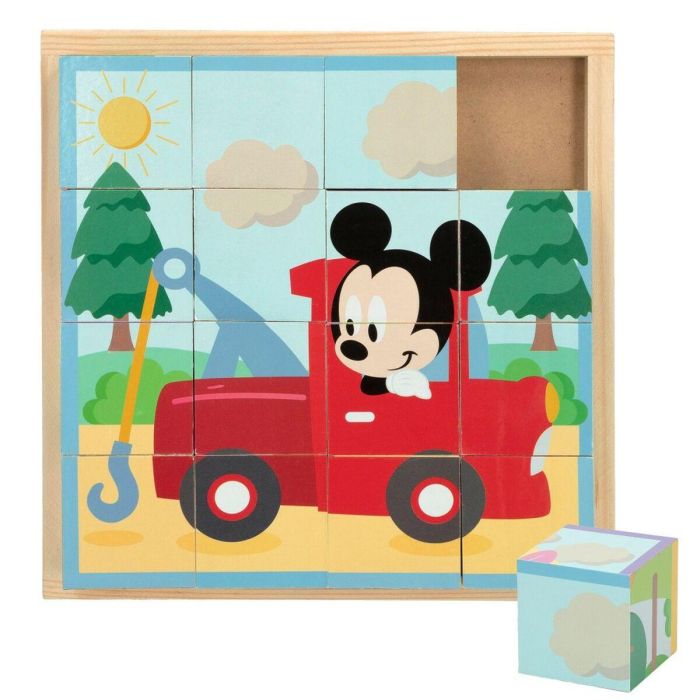 Puzzle Infantil de Madera Disney + 3 Años (6 Unidades) 2