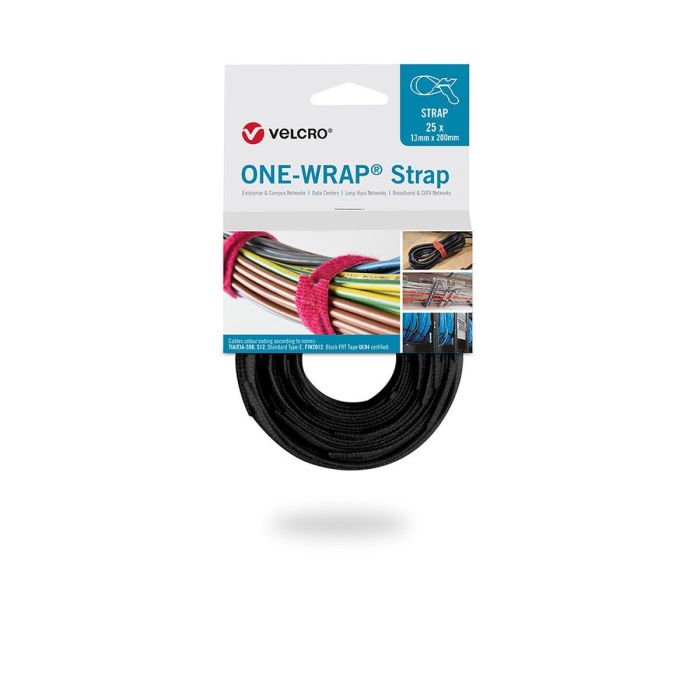 Bridas Velcro Velcro One-Wrap Strap 13 mm x 20 cm (25 Unidades) 6