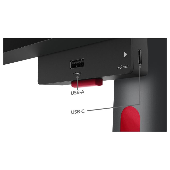 Lenovo Monitor ThinkVision P49w-30 49" Dual QHD (5120x1440) IPS 32:9 PBP KVM USB-C Thunderbolt 4 Ethernet 10