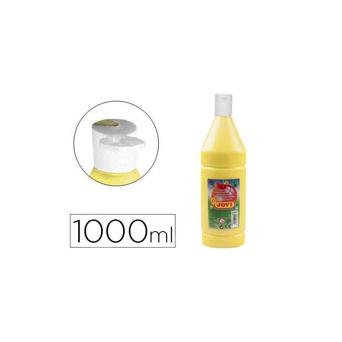 Jovi Témpera Líquida Paint Amarillo Botella 1000 mL