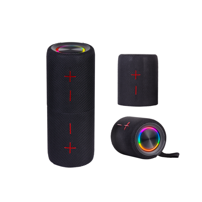 Trevi XR 8A44 DOUBLE Altavoz Portátil Estéreo Inalámbrico 20W Negro Resistente al Agua IPX5 con Batería de Litio