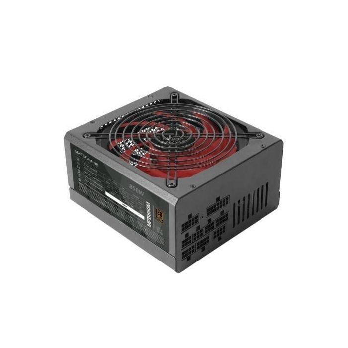 Fuente de Alimentación Mars Gaming MPB850M/ 850W/ Ventilador 14cm/ 80 Plus Bronze Fuente de Alimentación Mars Gaming MPB850M/ 850W/ Ventilador 14cm/ 80 Plus Bronze