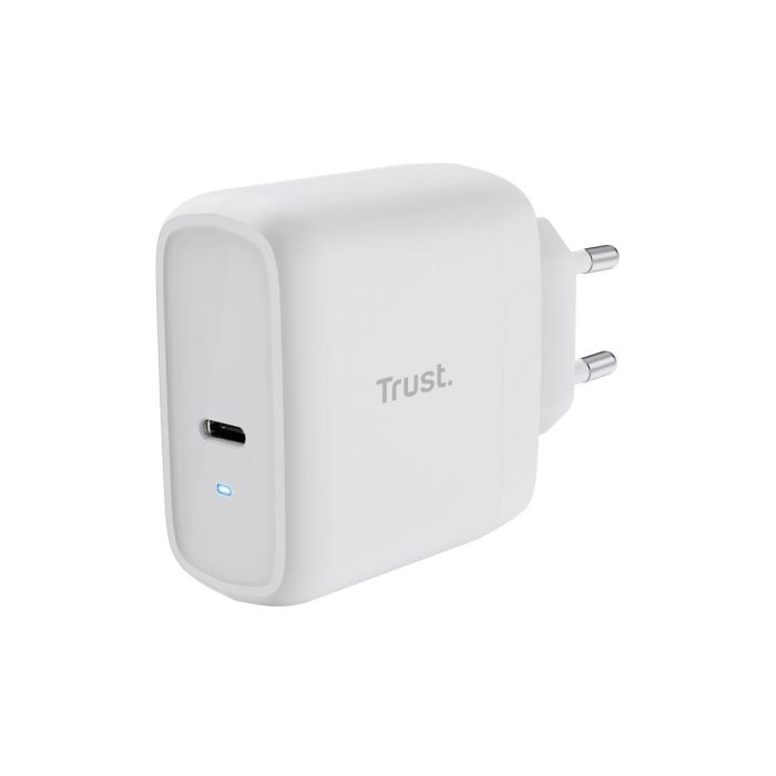 Trust 25139 Cargador de Pared USB-C 65W Maxo con Cable 2m PD 3.0 + PPS, Compacto, para Portátil, Móvil y Tablet, 75% Reciclado 1 Trust 25139 Cargador de Pared USB-C 65W Maxo con Cable 2m PD 3.0 + PPS, Compacto, para Portátil, Móvil y Tablet, 75% Reciclado 1
