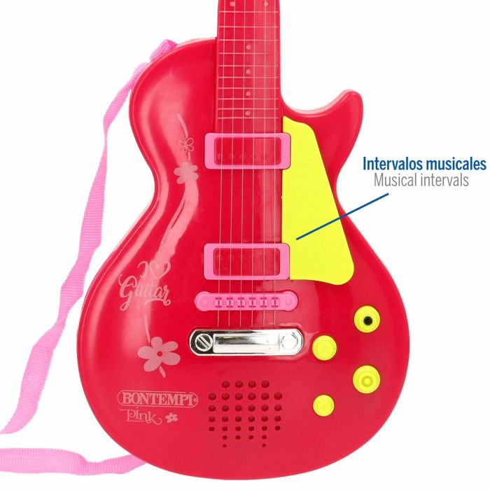 Guitarra Infantil Bontempi 20 x 56 x 4 cm (6 Unidades) 2 Guitarra Infantil Bontempi 20 x 56 x 4 cm (6 Unidades) 2