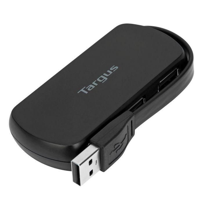 Targus Hub Usb 4 Puertos Usb 2.0 Negro Plástico 480 Mbit/s 2