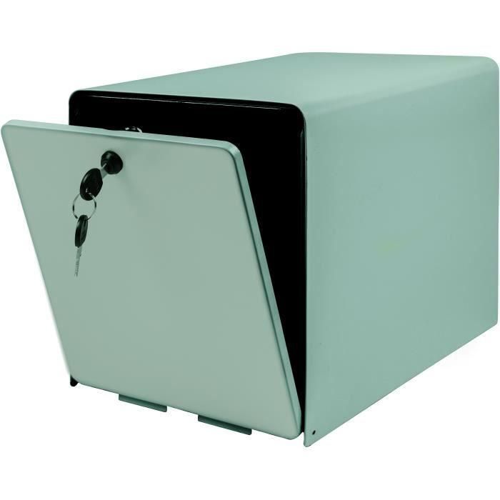 BURG WACHTER Buzón de favor en acero galvanizado - 2 puertas - Gris 1 BURG WACHTER Buzón de favor en acero galvanizado - 2 puertas - Gris 1