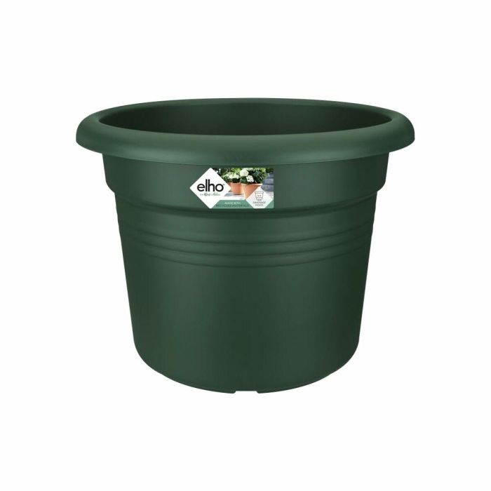 Jardinera Elho Green Basics Cilinder 55 - Verde - Ø 54 x H 41 cm - exterior - 100% reciclado