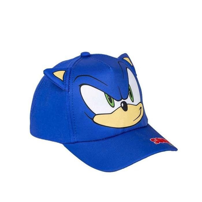 Cerdá Gorra Premium Sonic T53C para Niños - Aplicaciones - 53 cm - Edad 2 a 8 Años