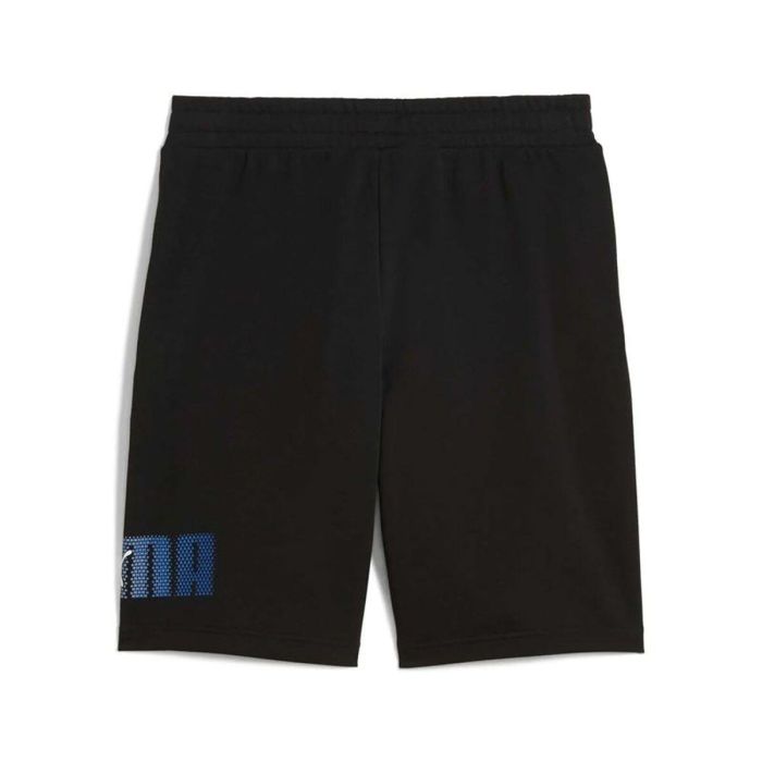 Pantalones Cortos Deportivos para Hombre Puma Essentials Logo Lab Negro 7-8 Años 5
