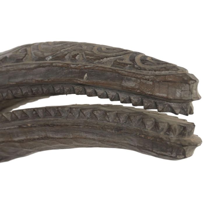 DKD Home Decor Figura Tropical 14 x 42 x 55 cm Suar Hierro Mascara Tribal 2