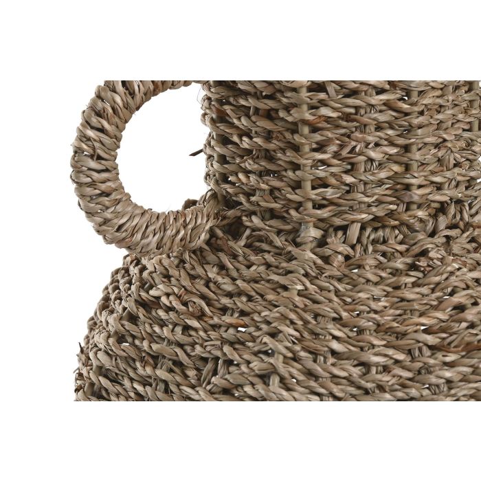 Jarron Tropical DKD Home Decor Natural 26 x 36 x 26 cm (4 Unidades) 2