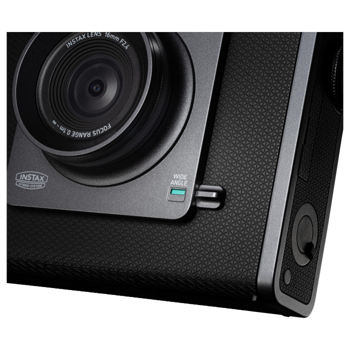 Fujifilm Instax Wide Evo Cámara Instantánea Digital - Negro, Sensor CMOS, Bluetooth 5.1, USB-C, Batería de Ión de Litio 4