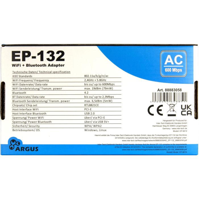 Inter-Tech EP-132 USB 2.0 Netzwerkadapter 3 Inter-Tech EP-132 USB 2.0 Netzwerkadapter 3