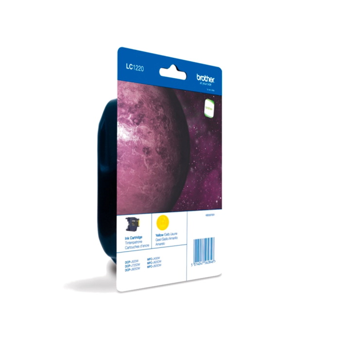 Brother LC-1220 Cartucho de Tinta Ink-jet Original Amarillo para MFC-J430W DCP-J725W/J925W (300 págs) 1 Brother LC-1220 Cartucho de Tinta Ink-jet Original Amarillo para MFC-J430W DCP-J725W/J925W (300 págs) 1