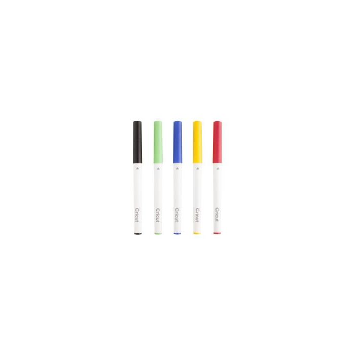 Cricut 2007635 Juego de 5 Bolígrafos y Estilográficas Multicolor Blanco 1 Cricut 2007635 Juego de 5 Bolígrafos y Estilográficas Multicolor Blanco 1
