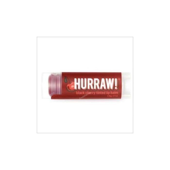 Hurraw Bálsamo Labial Tintado Cereza Negra 4,80 gr