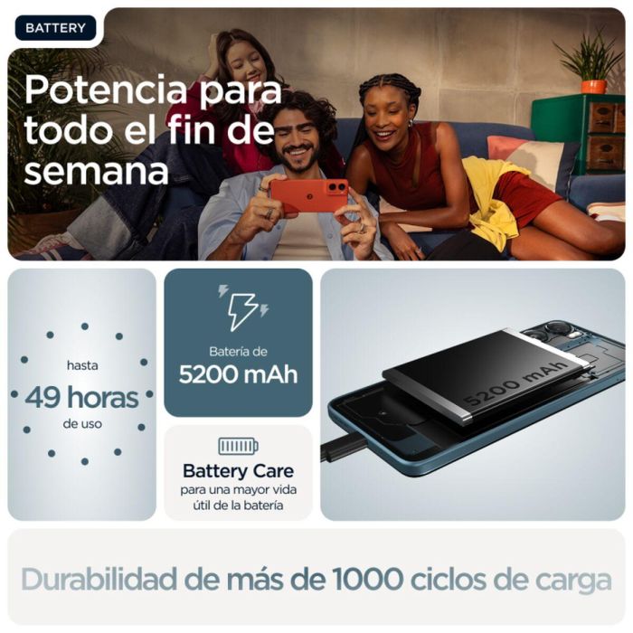 Motorola moto g06 17,5 cm 6.88" 4 GB RAM 256 GB Azul Android 15 5