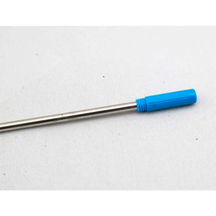 Q-connect Recambio Bolígrafo Tipo Cross, Azul, Cuerpo Metálico, Punta de Bola, Trazo 0.5 mm 3