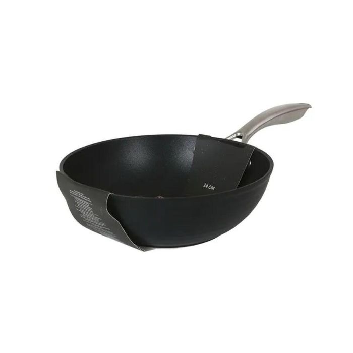 Sartén Wok 28 cm aluminio forjado inducción Quttin (4 Unidades) Sartén Wok 28 cm aluminio forjado inducción Quttin (4 Unidades)