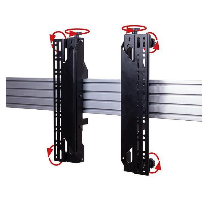 B-Tech BT8390 Brazos de Interfaz VESA 400 para Videowalls y Pantallas Múltiples con Microajuste (Par) 2