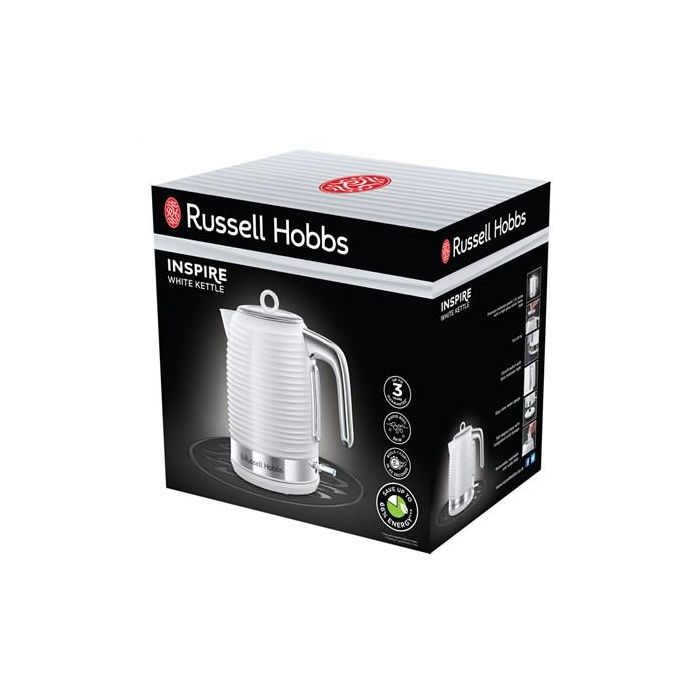 Russell Hobbs 24360-70 Hervidor Inspire 1.7L, ebullición rápida y boquilla de precisión, ideal para bebidas calientes 7 Russell Hobbs 24360-70 Hervidor Inspire 1.7L, ebullición rápida y boquilla de precisión, ideal para bebidas calientes 7