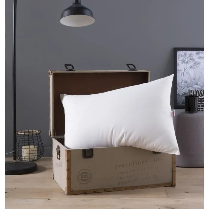 DODO Grand Luxe Quallofil Allerban Almohada 50x70cm Fibra Hueca Silicona Tratamiento Antiácaros Algodón Francesa 2