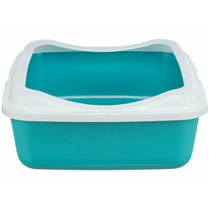 Arenero para Gatos Trixie Classic Azul Blanco Plástico 37 × 15 × 47 cm 4