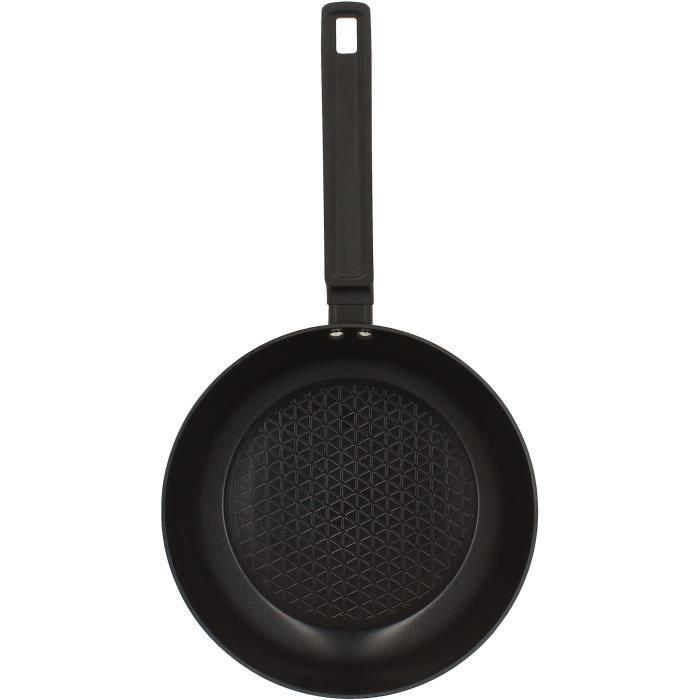 Sartén - MENASTYL - 6020636 - Aluminio forjado - 24 cm - Negro - Apto para todo tipo de fuegos, incluida inducción 2