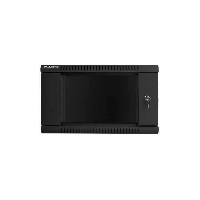 Lanberg WF01-6606-10B Armario Rack 6U 600x600x368mm Montaje en Pared Autoensamblaje Carga 60kg Negro IP20 Lanberg WF01-6606-10B Armario Rack 6U 600x600x368mm Montaje en Pared Autoensamblaje Carga 60kg Negro IP20