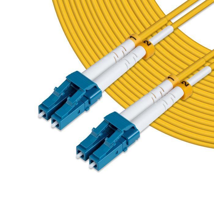 MicroConnect Optical Fibre Cable, LC-LC, Singlemode, Duplex, OS2 (Yellow) 0.5m 1 MicroConnect Optical Fibre Cable, LC-LC, Singlemode, Duplex, OS2 (Yellow) 0.5m 1