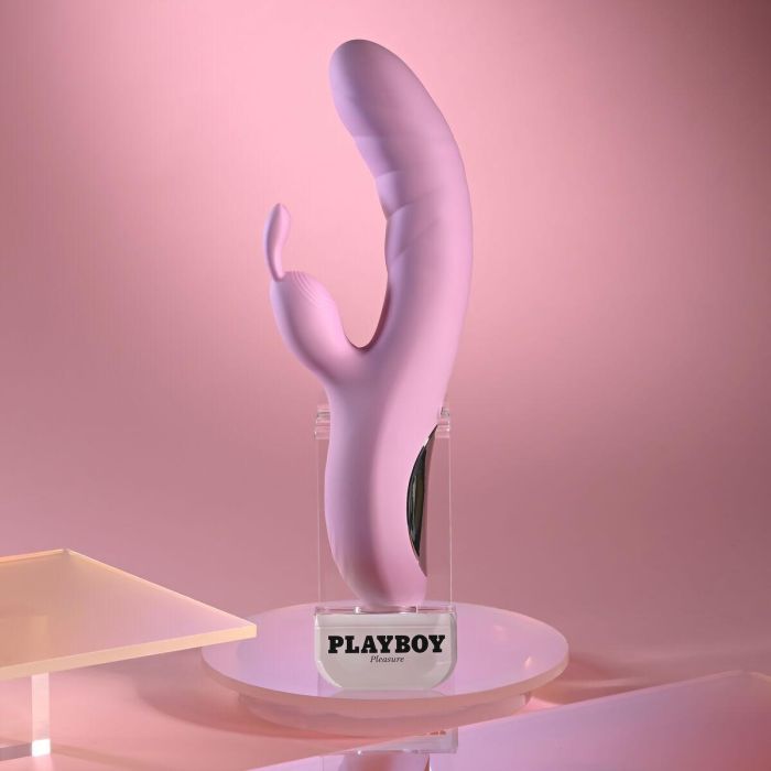 Vibrador Doble Estimulación Evolved Playboy Rosa 3 Vibrador Doble Estimulación Evolved Playboy Rosa 3