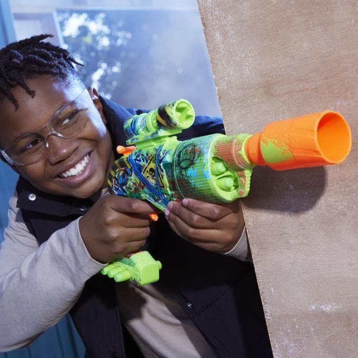 Taladro zombi Nerf, lanzador de dardos, cilindro giratorio, a partir de 8 años 2 Taladro zombi Nerf, lanzador de dardos, cilindro giratorio, a partir de 8 años 2