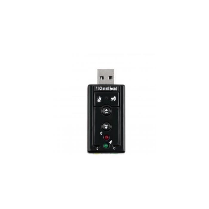 Adaptador de Sonido USB Ewent EW3762 1 Adaptador de Sonido USB Ewent EW3762 1