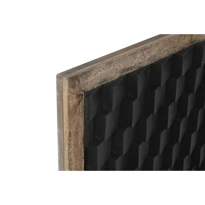 Cabecero de Cama Home ESPRIT Marrón Negro Madera de mango 160 x 5 x 80 cm 3 Cabecero de Cama Home ESPRIT Marrón Negro Madera de mango 160 x 5 x 80 cm 3