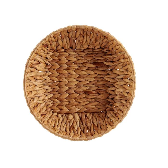 Centro de Mesa Redondo Giftdecor Paja 29x29x8 cm Marrón (12 Unidades) 2