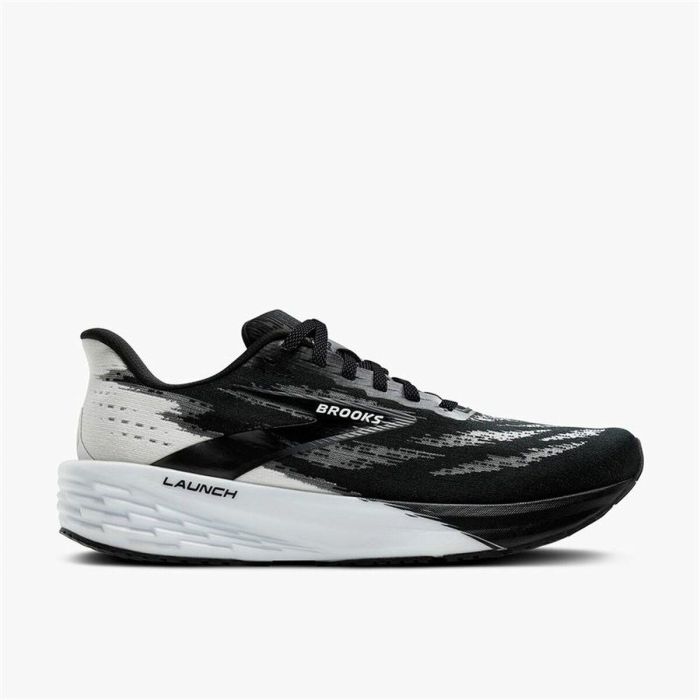 Zapatillas de Running para Adultos Brooks Launch 11 Blanco Negro 12 Zapatillas de Running para Adultos Brooks Launch 11 Blanco Negro 12