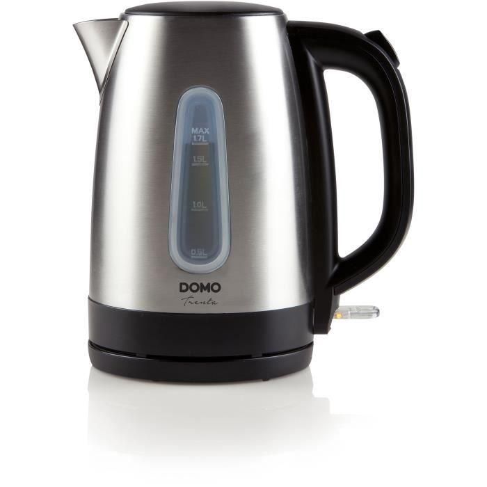 Domo DO496WK Hervidor Eléctrico de Acero Inoxidable 1.7L 2200W con Elemento Calefactor Oculto Domo DO496WK Hervidor Eléctrico de Acero Inoxidable 1.7L 2200W con Elemento Calefactor Oculto