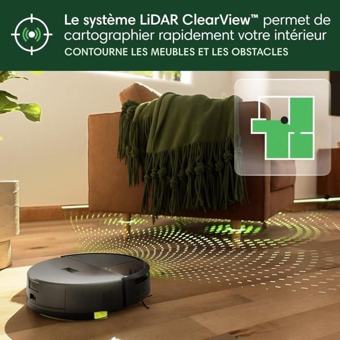 iRobot IRO1742779368217 Aspiradora robot Roomba 205 con tecnología DustCompactor, Negro 4