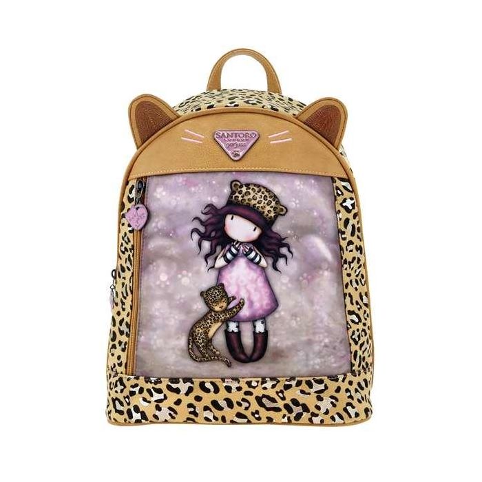 Mochila Casual Gorjuss Leopardo (25,5 x 31 x 10 cm) Mochila Casual Gorjuss Leopardo (25,5 x 31 x 10 cm)