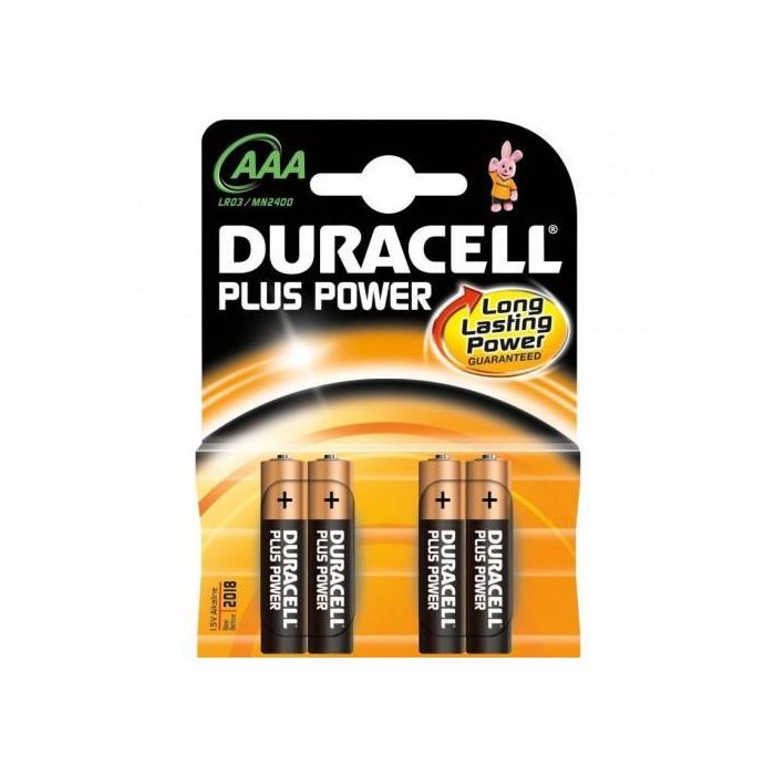 Duracell Pilas Plus Power Lr03 Alcalinas Aaa 1.5 V Pack-4 Duracell Pilas Plus Power Lr03 Alcalinas Aaa 1.5 V Pack-4