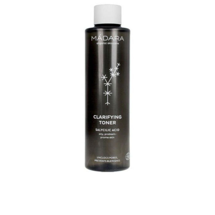Mádara Organic Skincare Tónico Clarificante Piel Grasa Mixta, Purificante y Exfoliante, Reduce Poros y Brillo, 200 ml Mádara Organic Skincare Tónico Clarificante Piel Grasa Mixta, Purificante y Exfoliante, Reduce Poros y Brillo, 200 ml