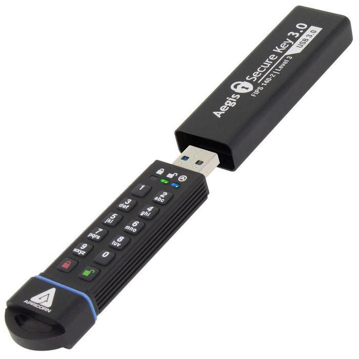 Apricorn 16GB, USB Type A, 195 MB/s read, 162 MB/s write, Hardware Encryption 1 Apricorn 16GB, USB Type A, 195 MB/s read, 162 MB/s write, Hardware Encryption 1