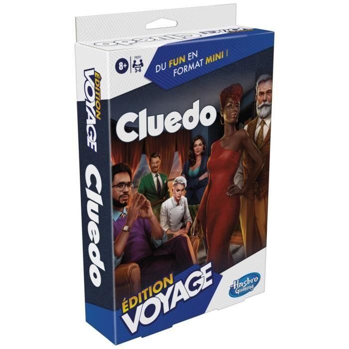 Cluedo Voyage, juego de mesa de viaje para 3 a 6 jugadores, juego de viaje, 8 años, Hasbro Gaming 3