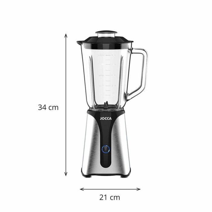 Batidora de Vaso JOCCA Negro 1 L 7 Batidora de Vaso JOCCA Negro 1 L 7