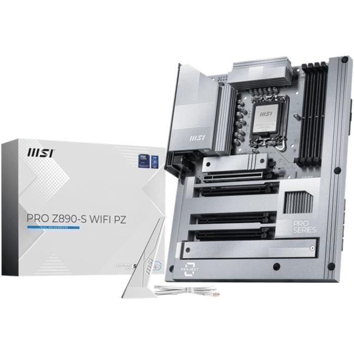 MSI MSI1739843990557 Placa base PRO Z890-S WiFi PZ Intel Z890 LGA 1851 (Socket V1) ATX